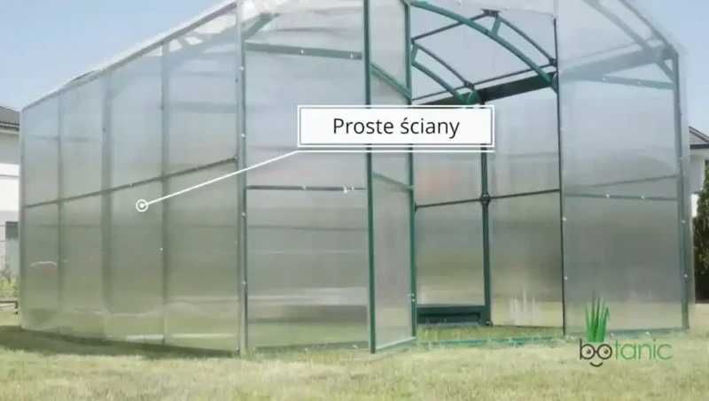 szklarnia poliwęglanowa 3x4/3x6/3x8/3x10 m odporna na śnieg i mróz