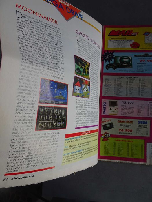 Catálogo especial consolas - Mega Drive - Commodore G64