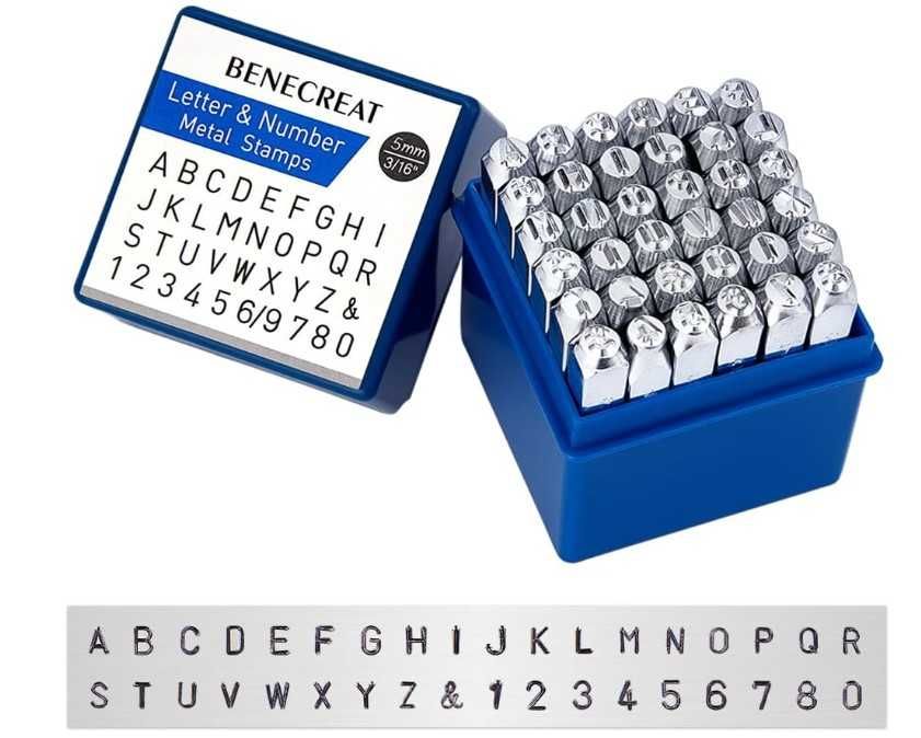Numeratory BENECREAT 36 elementów 5mm