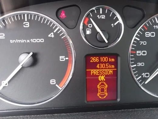 Display lcd vdo para quadrantes Peugeot 407 407sw