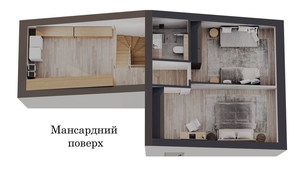 Продам дворівневу 3к. квартиру з великим балконом 640 $ за м2