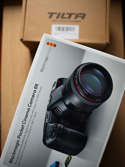 Blackmagic 6k completa como nova
