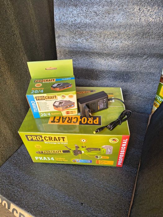 Акумуляторна пила PROCRAFT Pka34 Безщіткова/Маслонасос/30см/ без АКБ