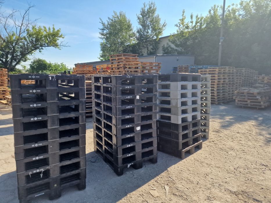 Palety plastikowe higieniczne 120x80 duże ilości