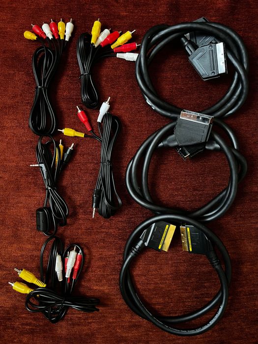 Кабель Scart/ тюльпани