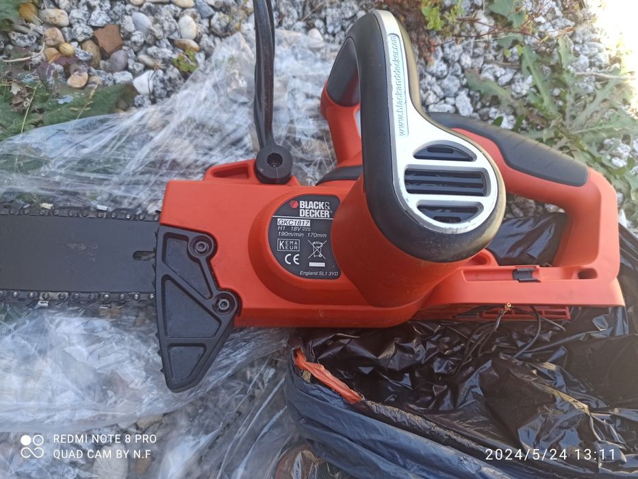 Motosserra a bateria Black&Decker