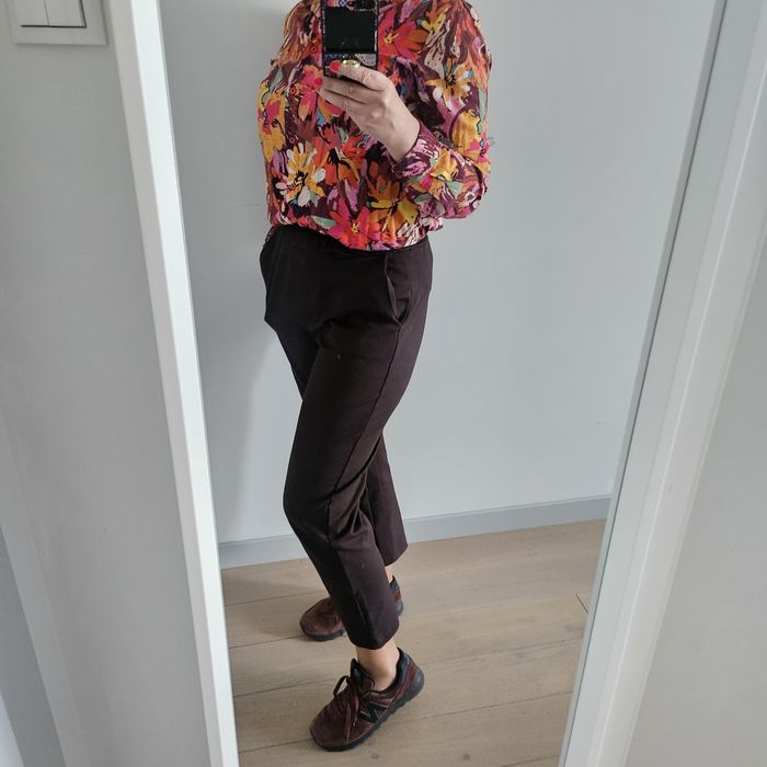 Spodnie Made in Italy S/M brązowe nowe