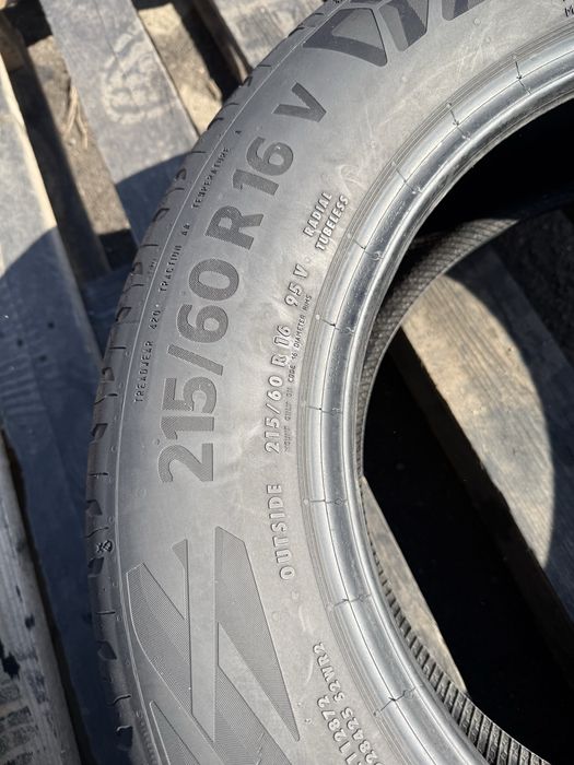215/60 R16 Continental EcoContact 6 /2021рік/літо/4шт./Чехія