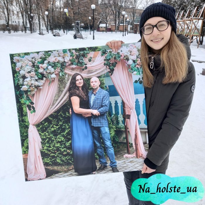 Фото картина на холсті, полотні. Печать портретов. Друк фото