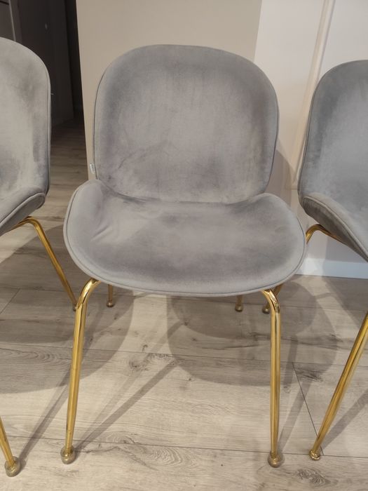 4 eleganckie krzesła werulowe HOMLA