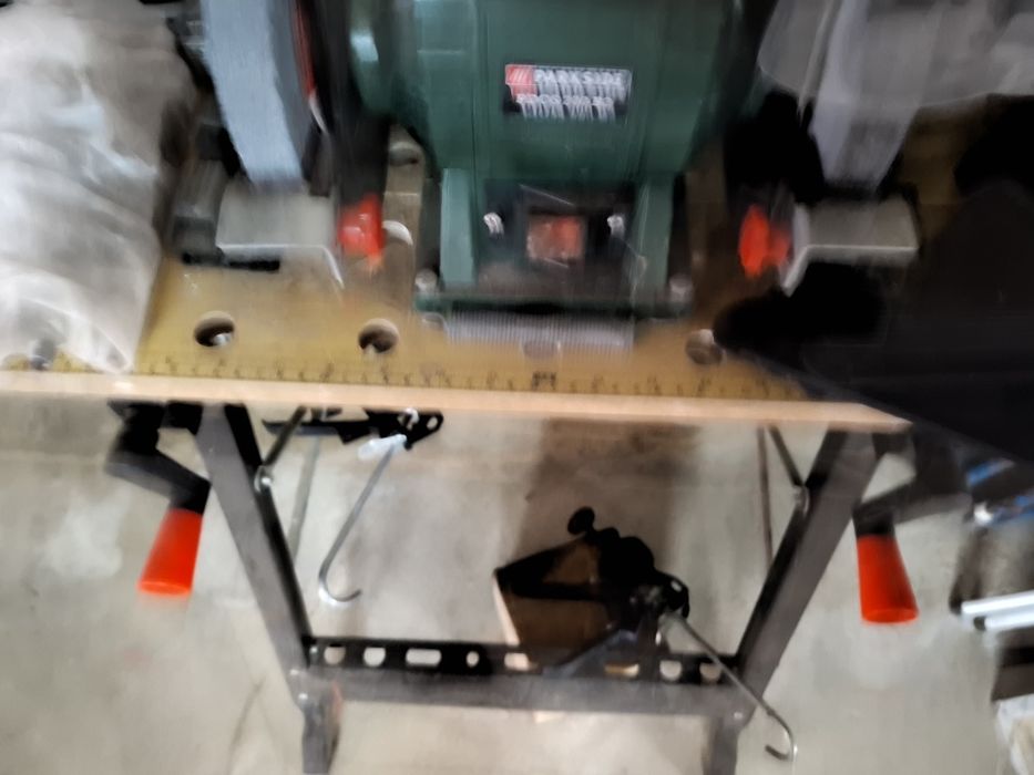 Mesa + Lixadeira dupla Parkside para peças! Excelente compra