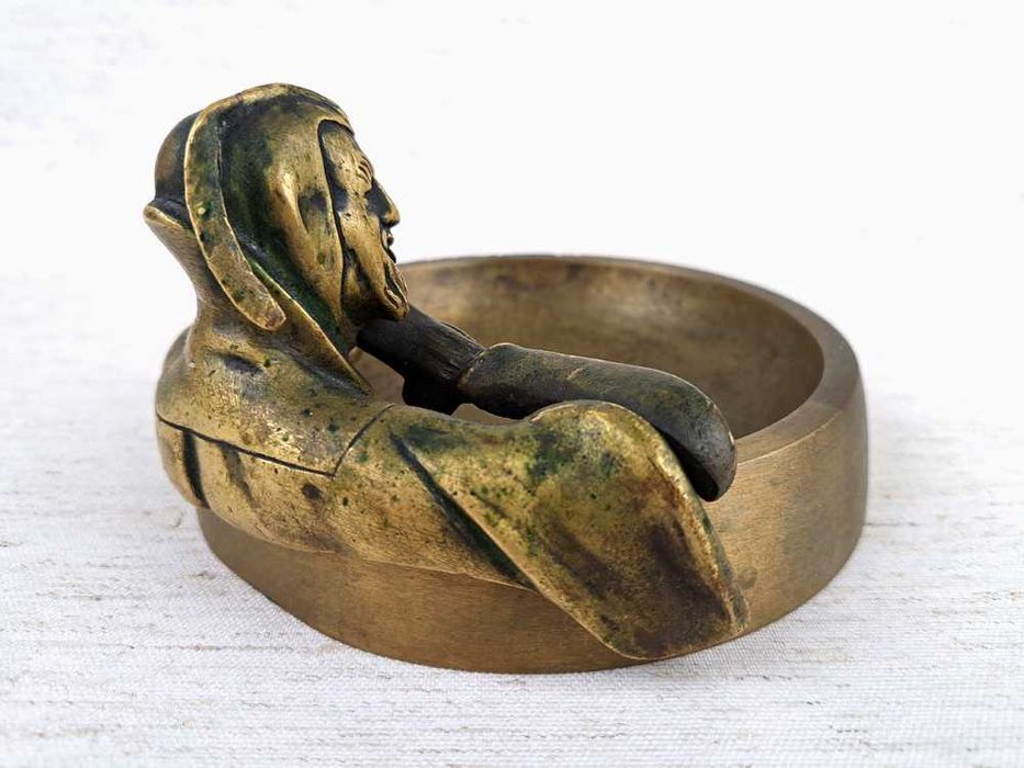 Mefisto brąz Wiedeń Mefistofeles secesja diabeł popielniczka