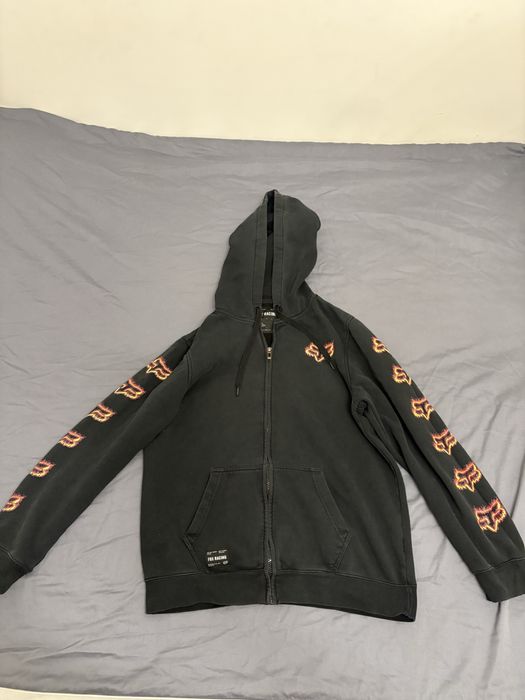 Fox racing flame head hoodie
