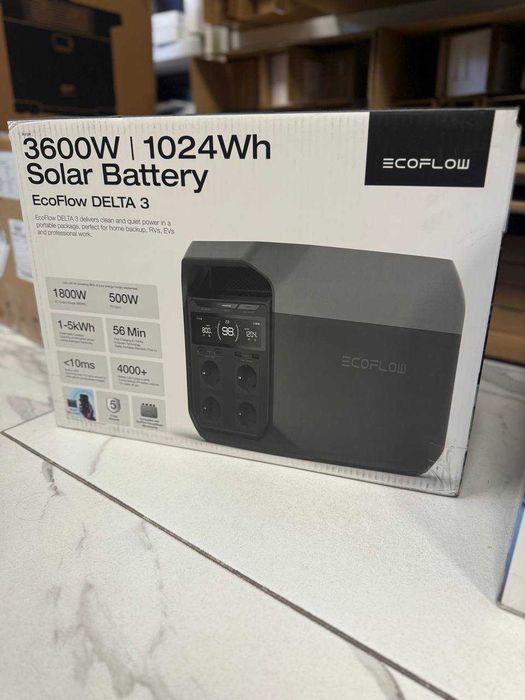 Зарядна станція EcoFlow DELTA 3 (1024 Вт/г)