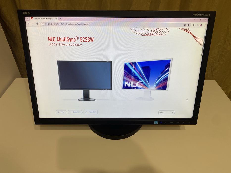 Монітор NEC E223W 22 дюйма