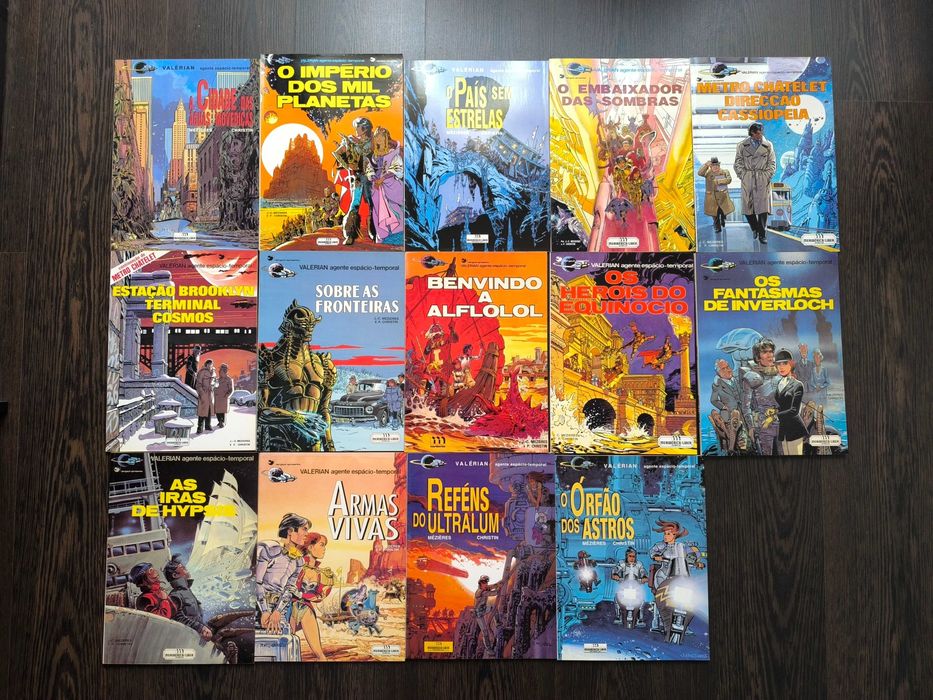 Lote 14 Livros BD Valerian – Meribérica/Liber