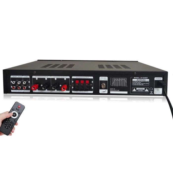 Digital Stereo Amplifier, Radio, Bluetooth, 5-Channel Sound, 600 Watts64284400617729121