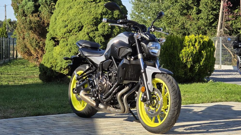 Yamaha MT 07, ABS, Tylko 14400 km., Night Fluo, Bezwypadkowy, FV23%, Transport