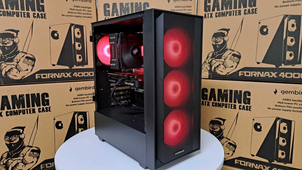 Nowy Komputer Gamingowy ryzen 7 7800x3D 32GB DDR5 1000SSD NVME AMD Radeon RX 9060 XT 16gb WiFi Win11 Faktura Gwarancja