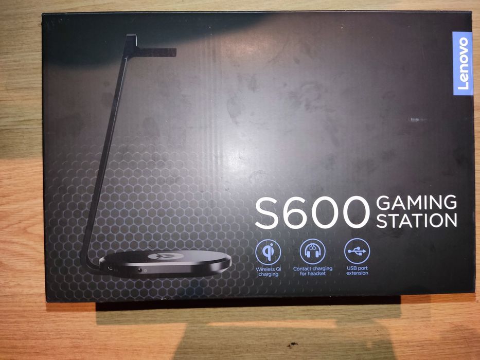 HEADSET Lenovo wireless com base de carregamento