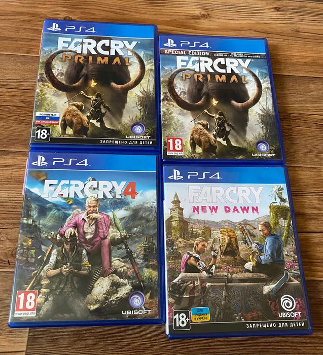 Sony PS4: Знание Сила, Hellblade, A Way Out, FarCry, It Takes Two