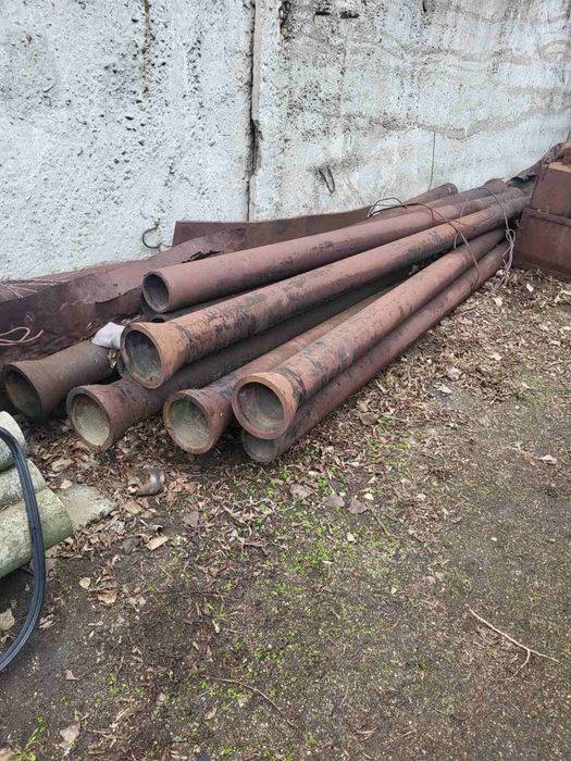 Труба чугуна чавунна розтрубна напорна нова 6м 150мм 17мм азбестова