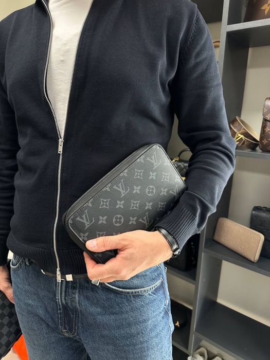 Кошелек Louis Vuitton чоловічий портмоне повний комплект бутика