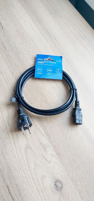 Kabel uniwersalny do komputera, monitora, drukarki