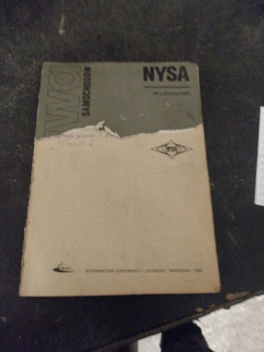 Książka napraw Nysa
