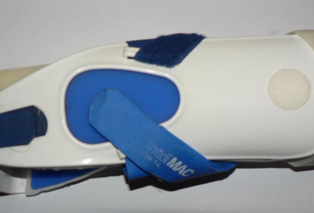 Tala para o pé esquerdo) em gel de silicone MediMac