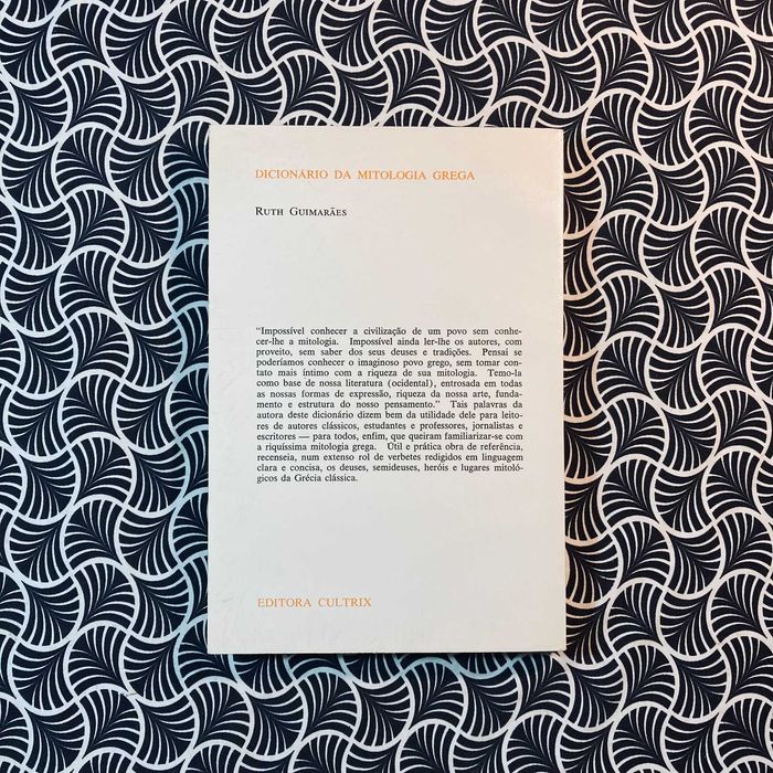Dicionário de Mitologia Grega - Ruth Guimarães