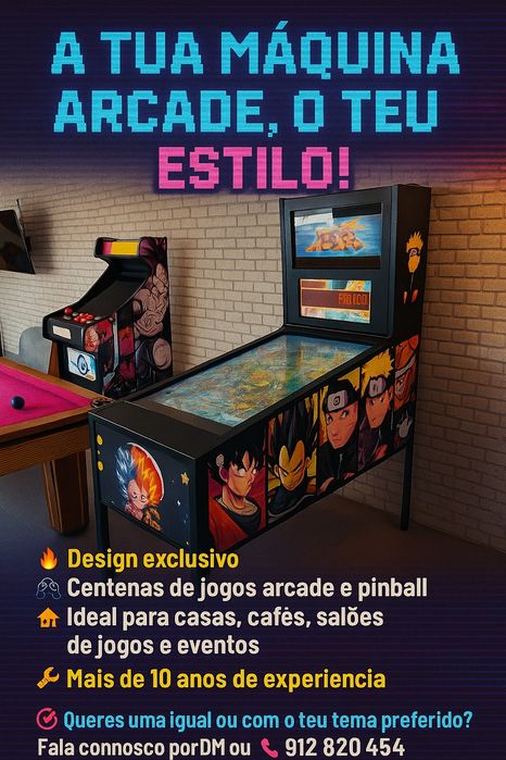 Máquinas arcade e flippers digitais
