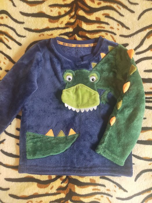 Тепла плюшева піжама для хлопчика Nutmeg