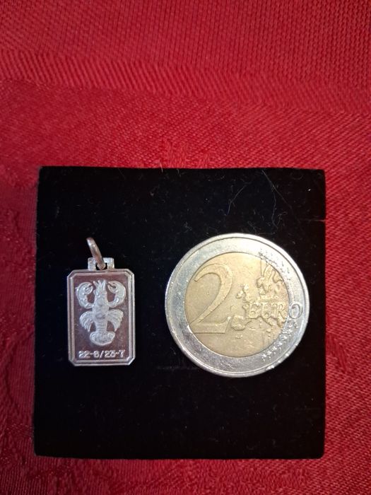 Pendentes em prata de signos