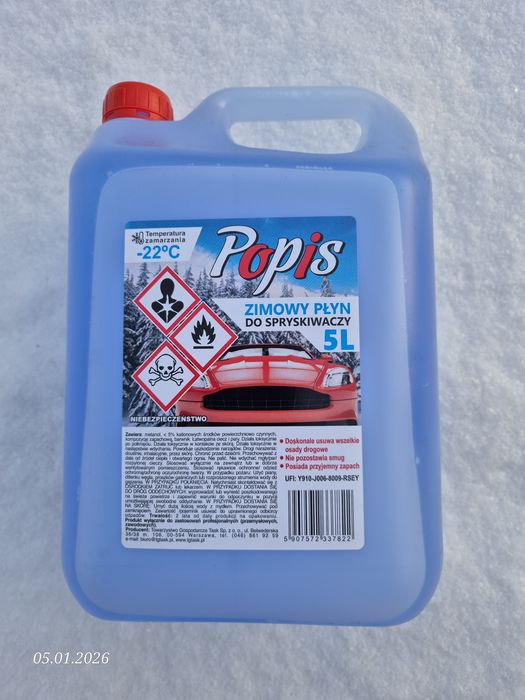 Zimowy Płyn Do Spryskiwaczy Popis