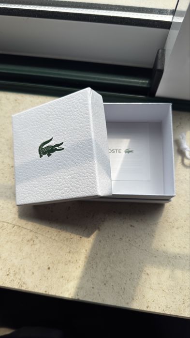 Pulseira Lacoste Homem Dourada – Nova com Caixa