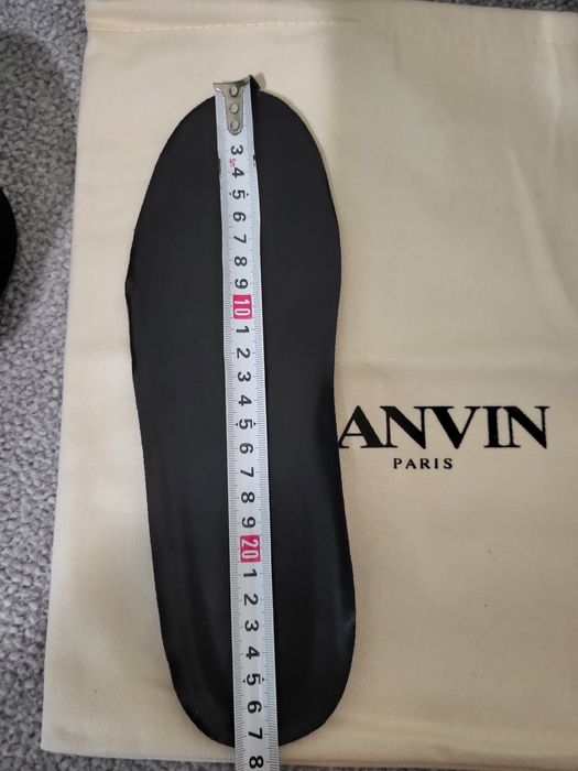 Lanvin curb black, 43 drip, drill