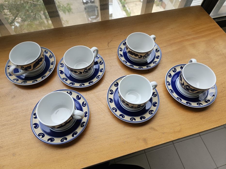 Conjunto de 6 chávenas VA