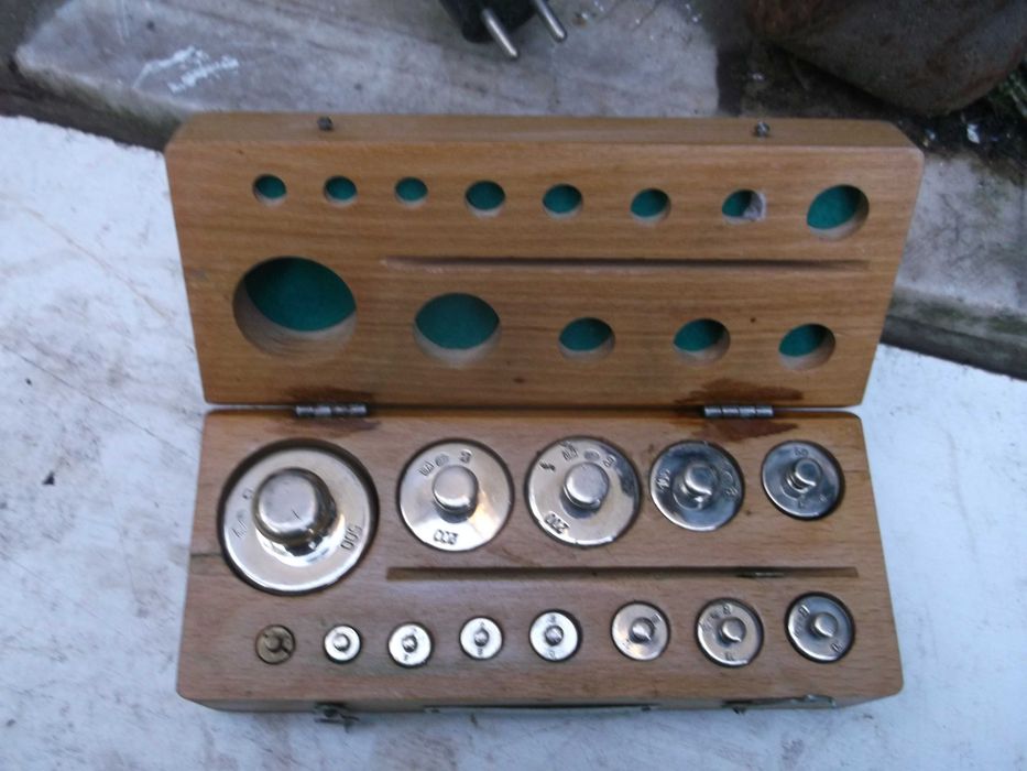 Odważniki mosiężne