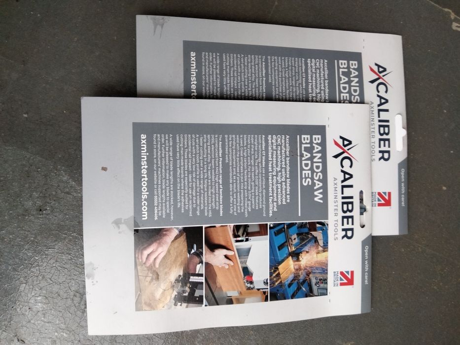 Lâminas de serra fita Axminster