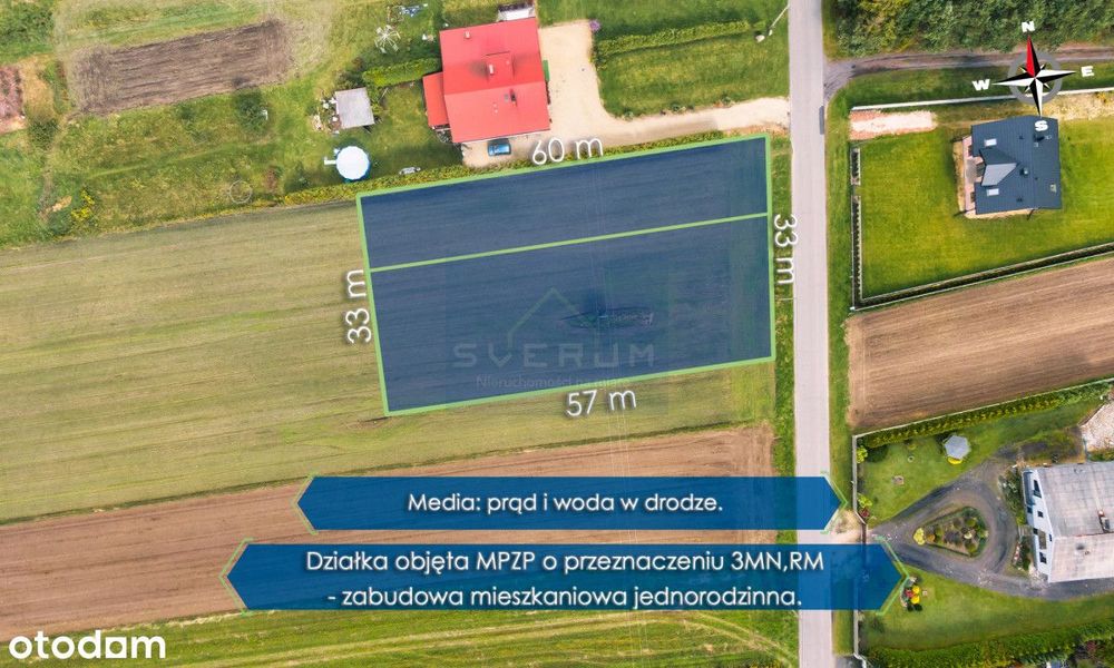 Działka przy lesie oraz w pobliżu zalewu