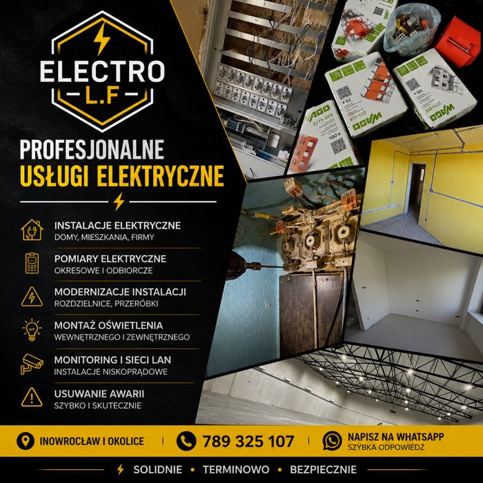 Elektryk/Usługi Elektryczne/Pomiary/Awarie24/7