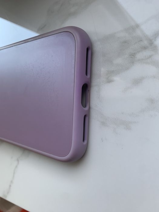 Чехол чихол силікон кейс на айфон 10 xs телефон фіолетовий лавандовий