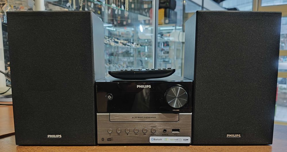 Mikrowieża Philips (TAM3505/12)/ Stan BDB/DAB+/BT/USB/MP3/Audio In