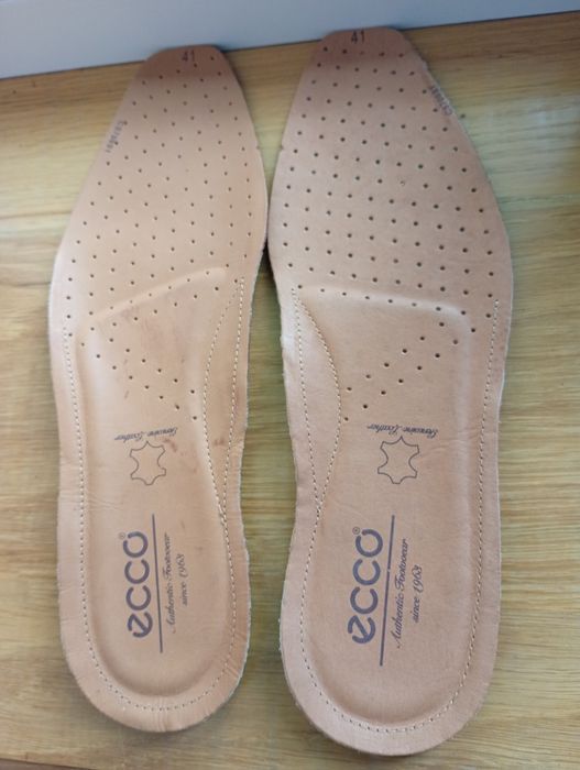Кожаные стельки Ecco (шкіряні устілки) 27.5 см