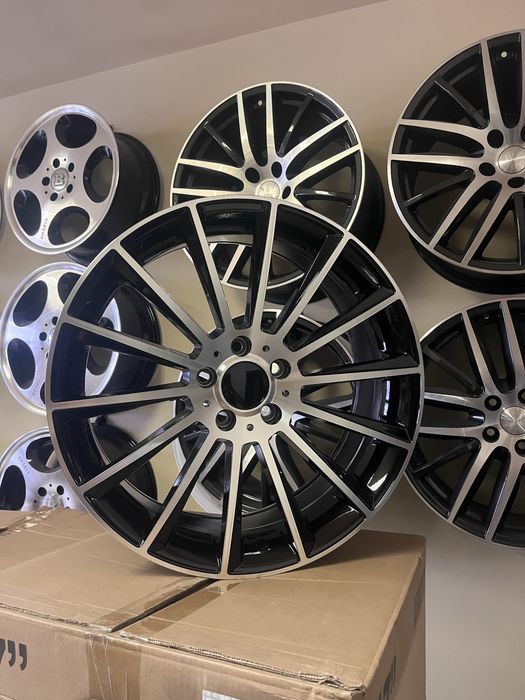 Jantes 19” 5x112 2+2 Novas Estilo Turbine Mercedes AMG Classe C E