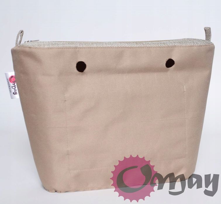 organizer OBAG STANDARD +OPASKA struktura beżowa 2 kieszenie OMAY