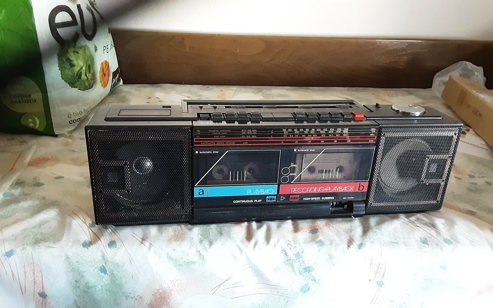 Radio com 2 leitor de cassetes Siemens