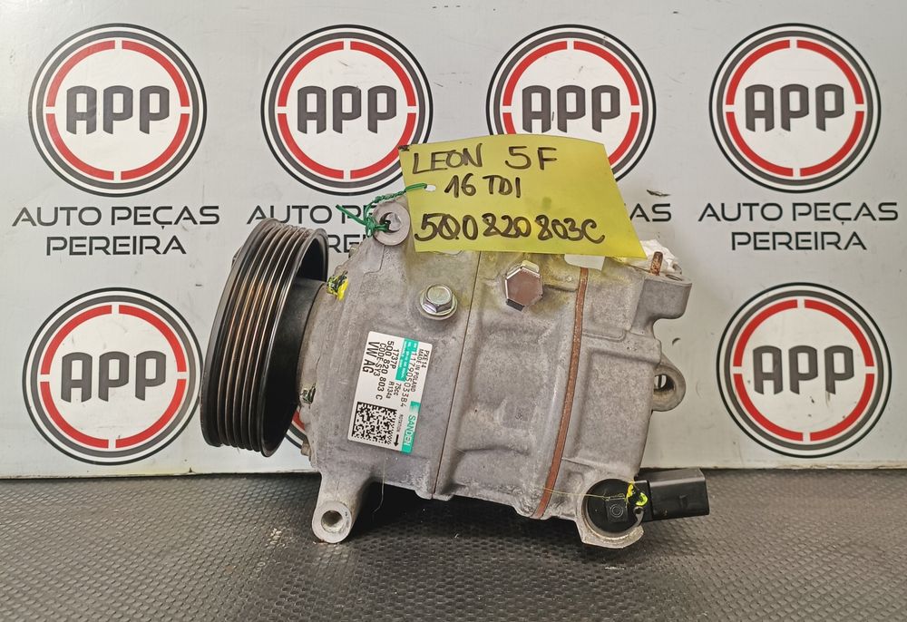 Compressor ar condicionado Audi A3 Seat Leon 5F VW Golf 5 ou 7 1.6 TDI ref 5Q0820803C e 5N0820803E