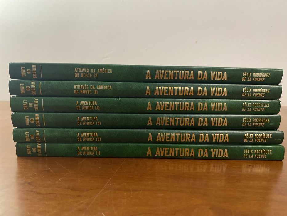 Coleção de Livros A AVENTURA DA VIDA de Félix Rodríguez de la Fuente